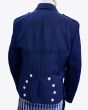 Navy blue prince charlie jacket Back