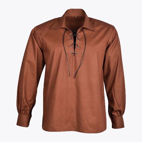 Brown Ghillie Kilt Shirt