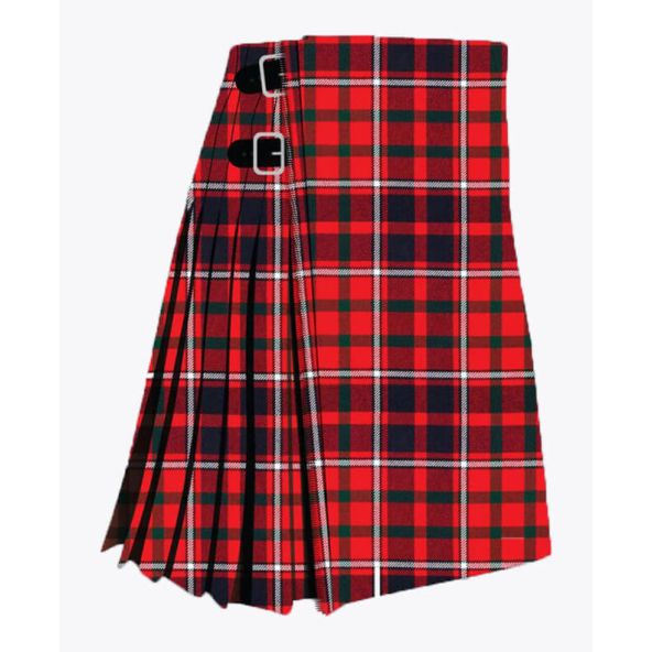 Cameron Lochiel Red Modern Tartan Kilt