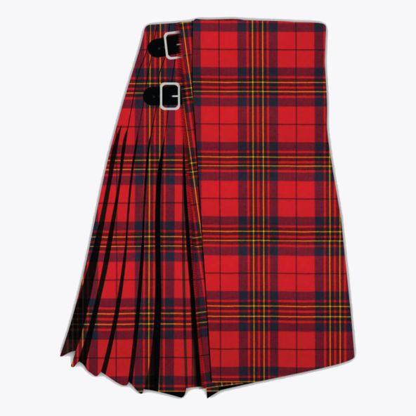 Clan Red Leslie Modern Tartan Kilt
