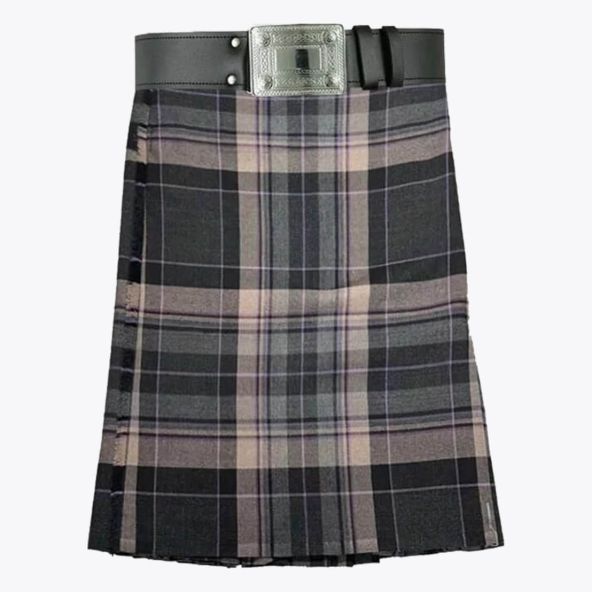 Clunie Burn Charcoal Tartan Kilt