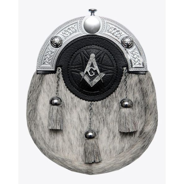 Dress Sporran Masonic Chrome