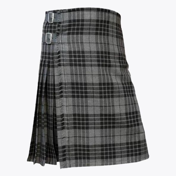 Hamilton Grey Tartan Kilt