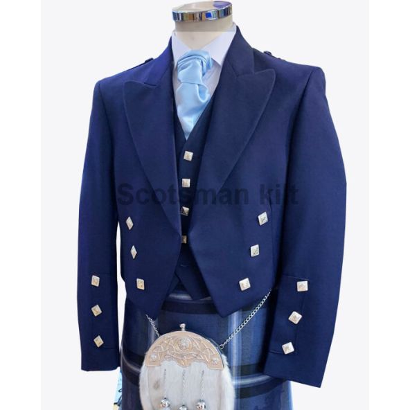 Navy blue prince charlie jacket