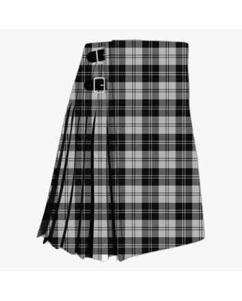 Erskine Black and White Tartan Kilt