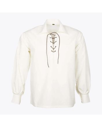 Off White Ghillie Kilt Shirt