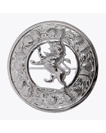 Rampant Lion Kilt Brooch