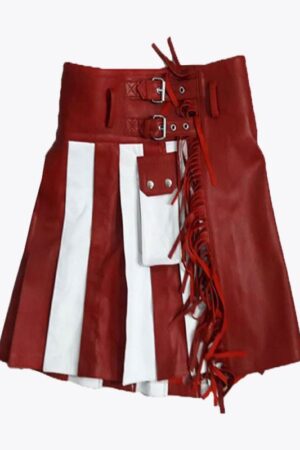 Mini Women Leather Hybrid Kilt